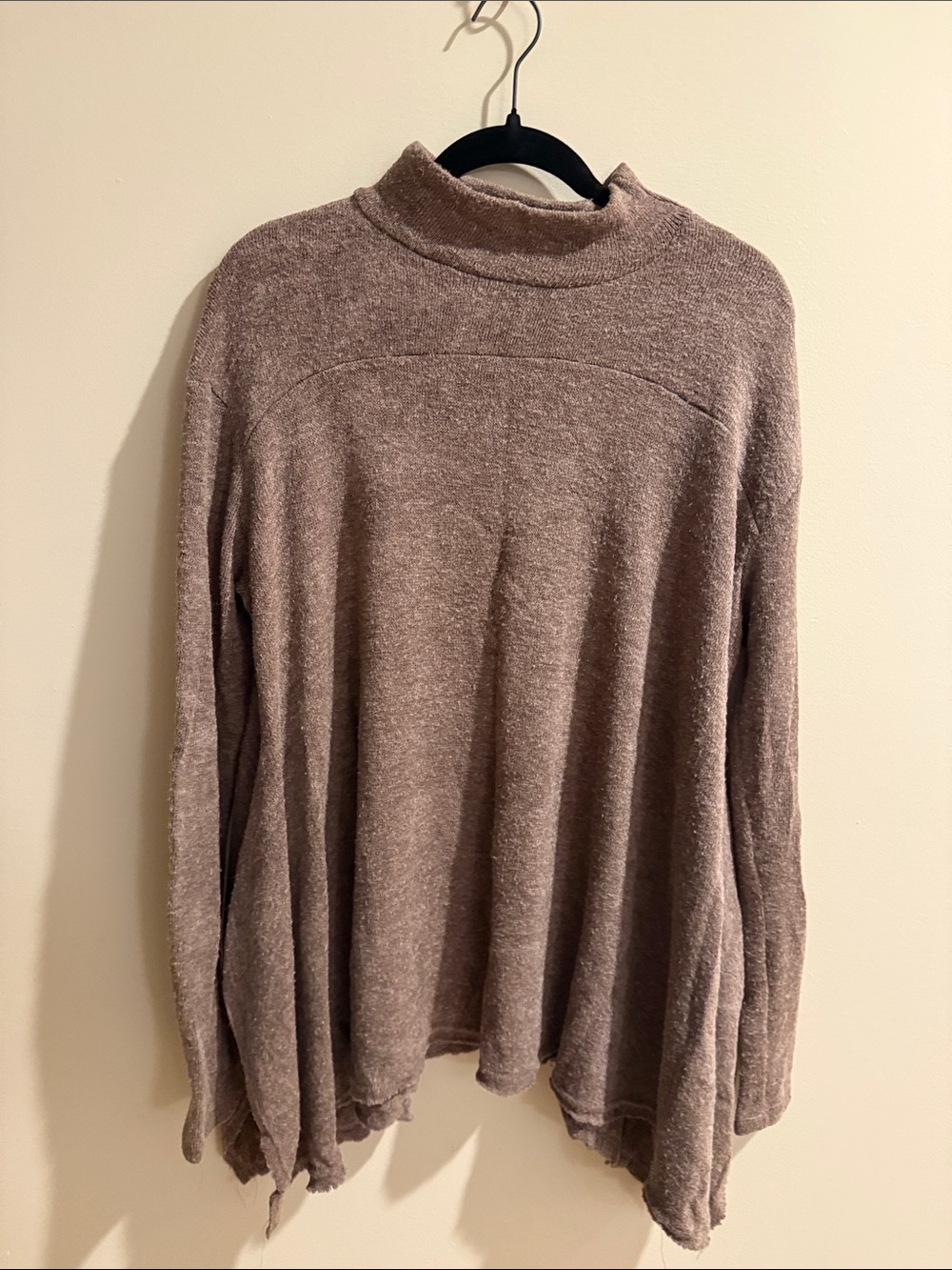 Altar'd State Dusty Mauve Mock Neck Sweater